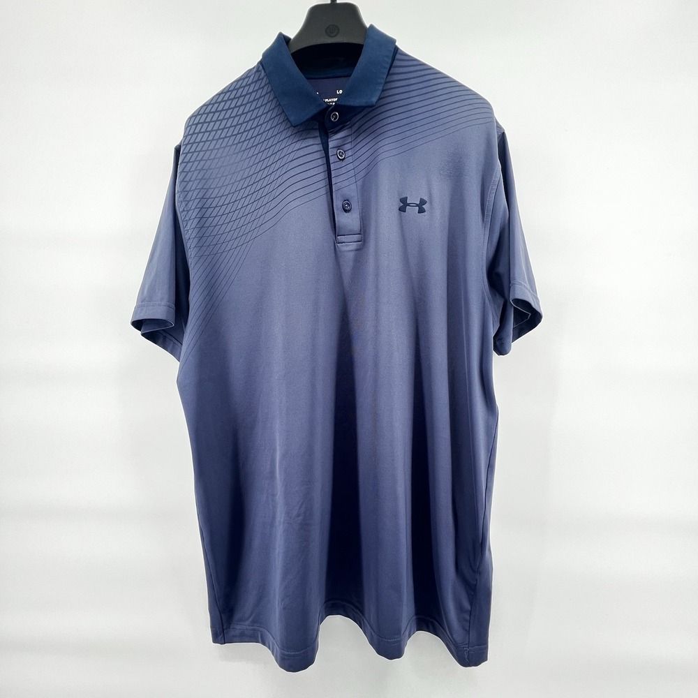 Under‎ Armour Playoff Polo Shirt Men's Large HeatGear Performance Golf